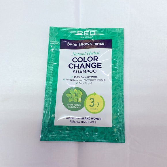 RED by KISS Quick Cover Dark Brown Rinse 3 PCs color change shampoo 3-7 mins.NEW - Picture 3 of 3